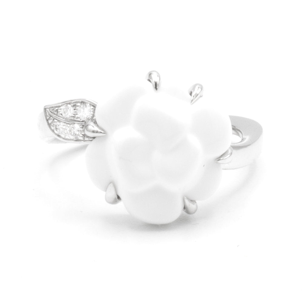 Chanel Camelia ring Size 48