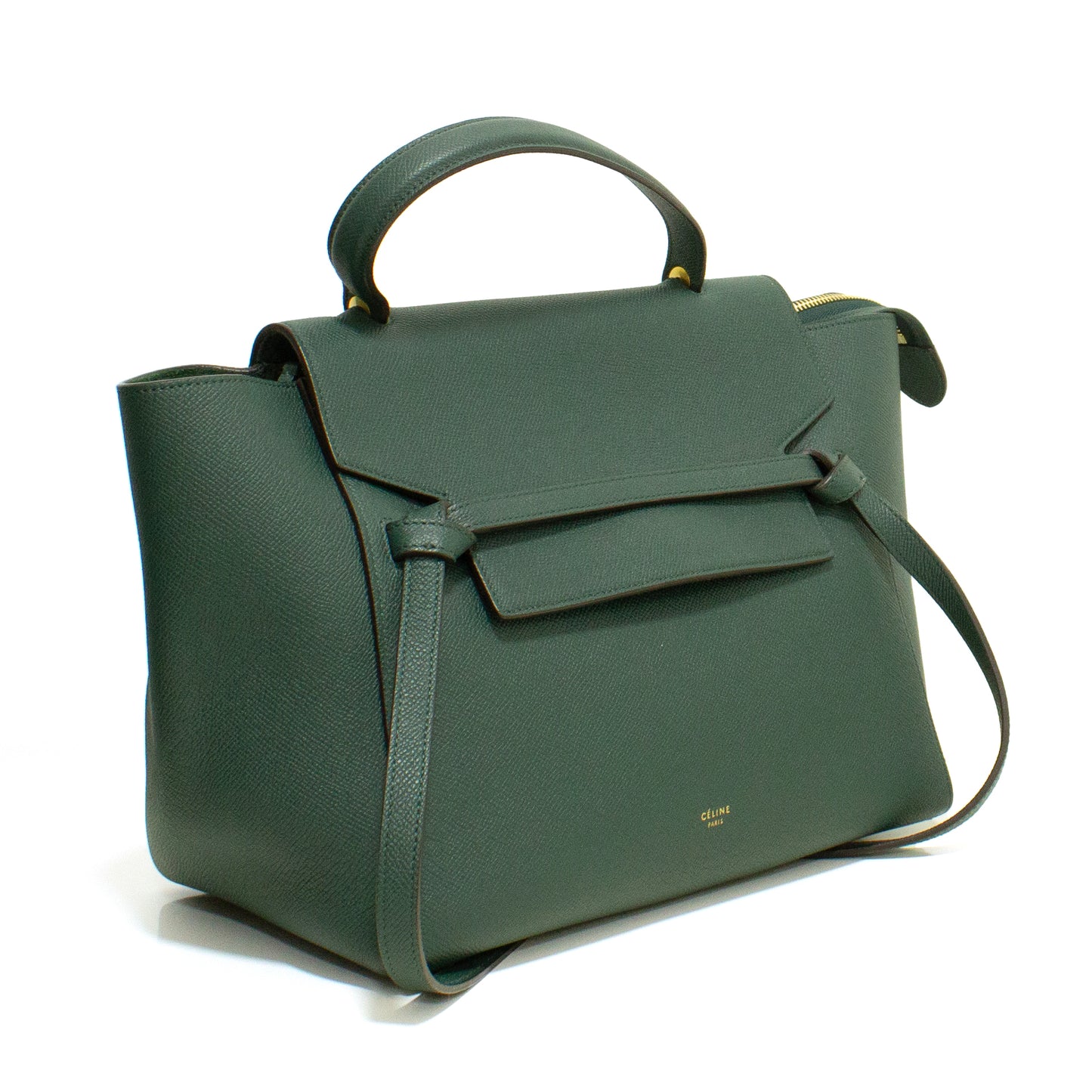 Celine Bet Mini green bag