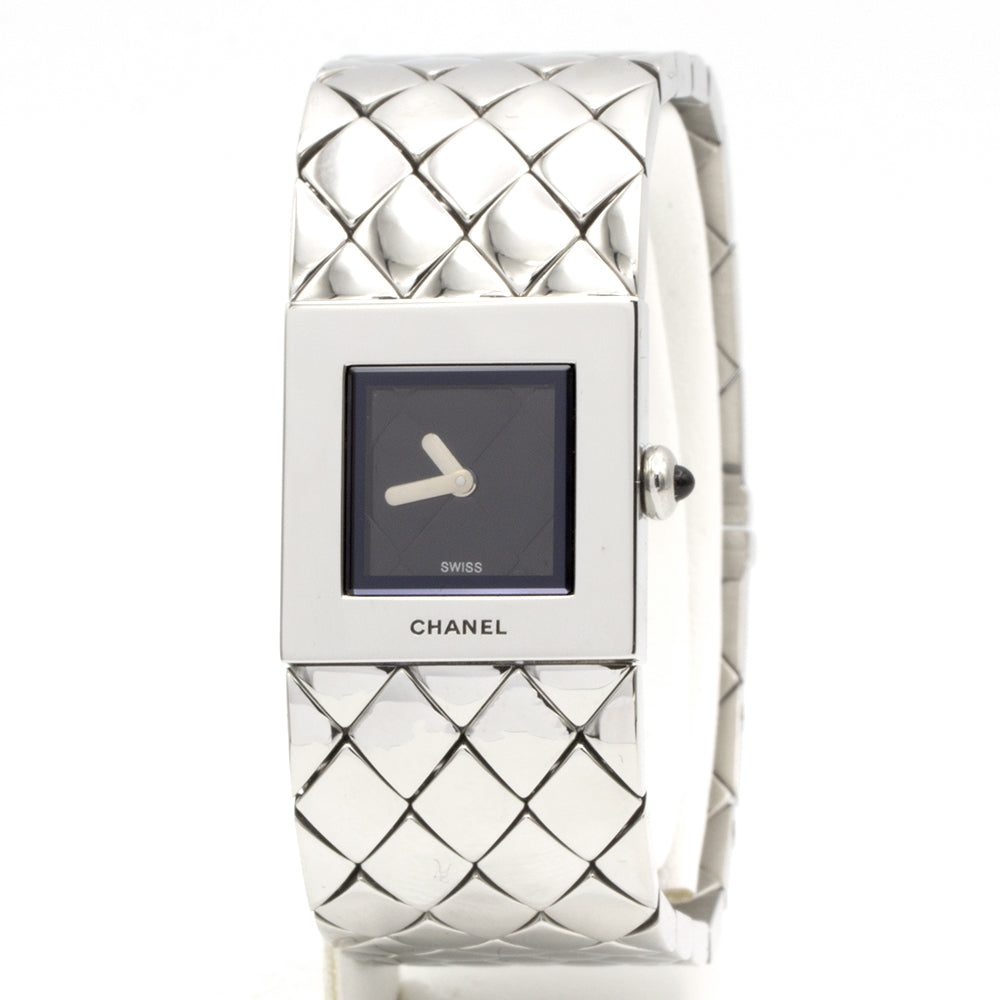 Chanel Matelassée steel watch