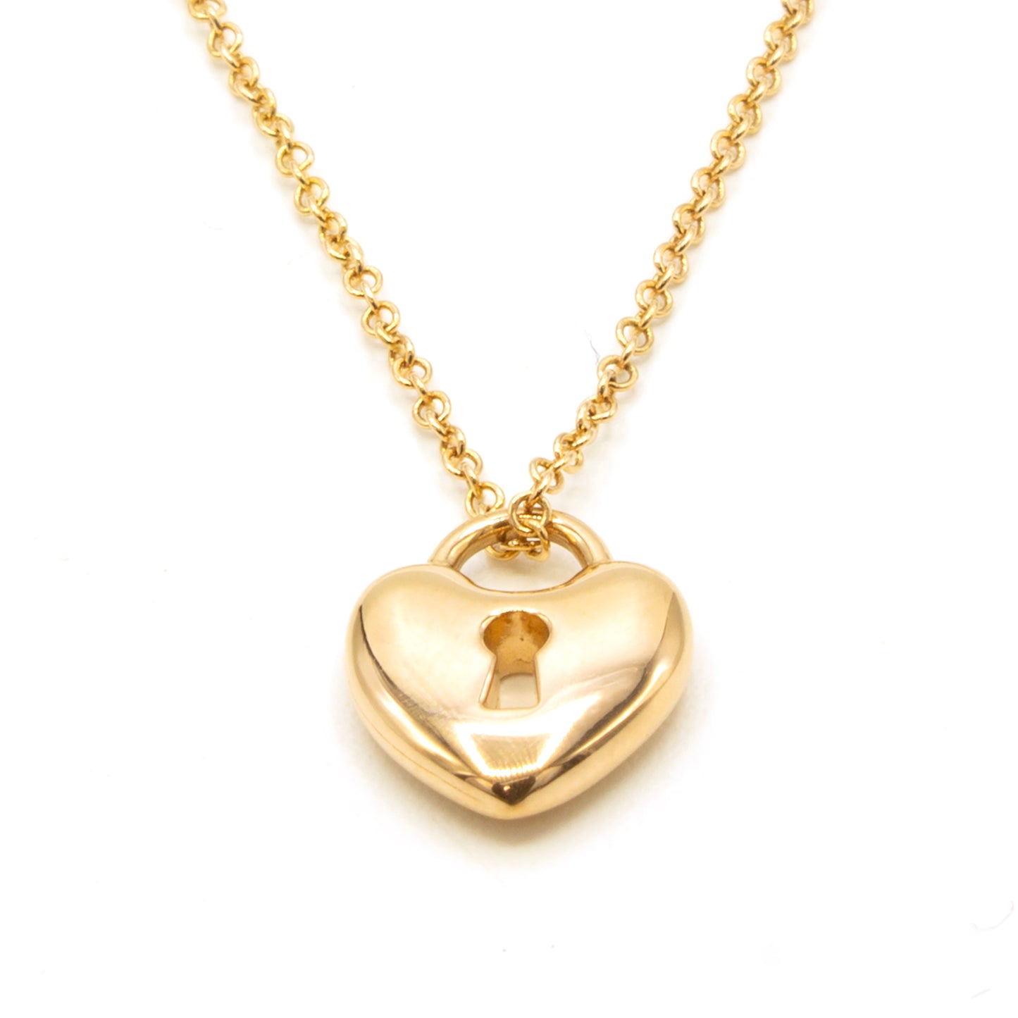 Tiffany & Co Keyhole Heart necklace