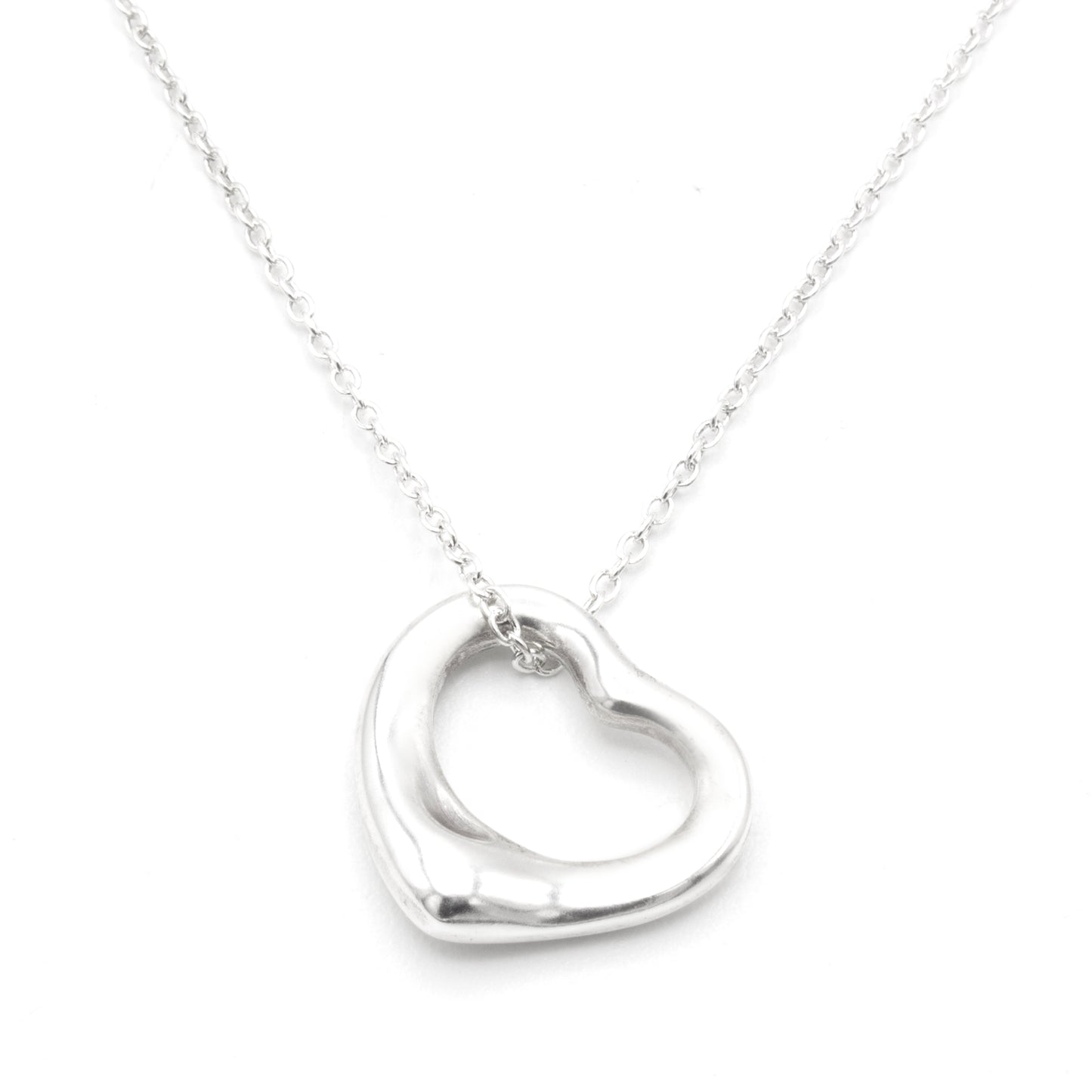 Tiffany Open Heart 15mm necklace