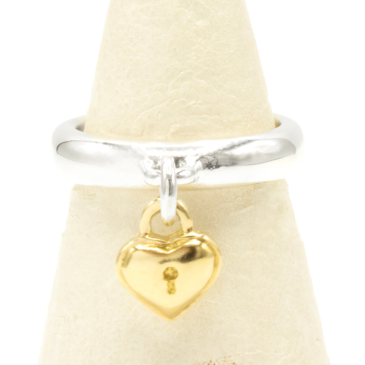 Tiffany & Co Keyhole Heart ring SZ 49