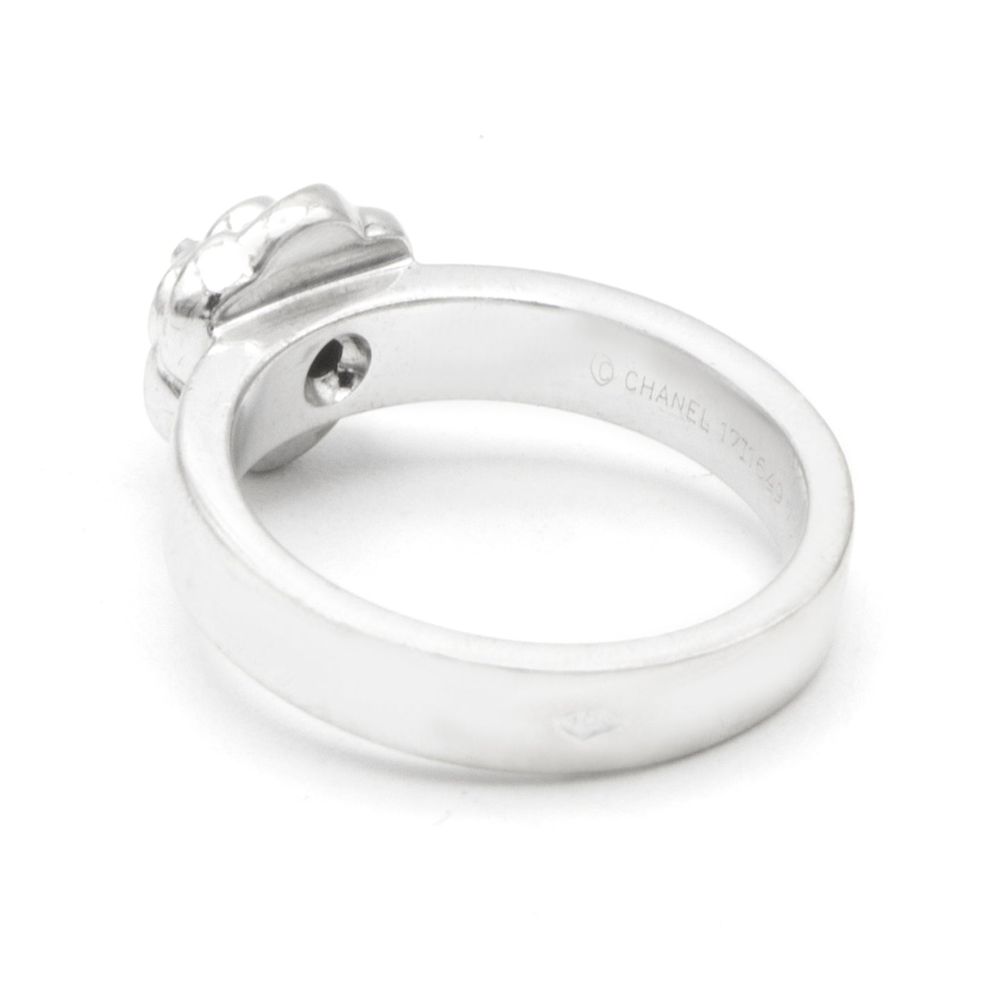 Chanel Camélia diamond ring SIZE 47,5