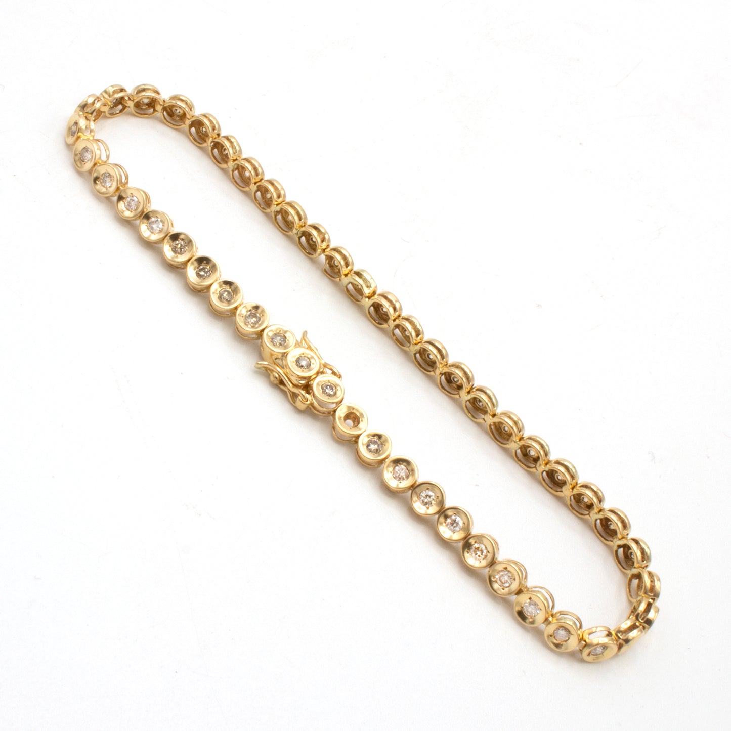 [NON SIGNÉ] Yellow gold et diamonds bracelet