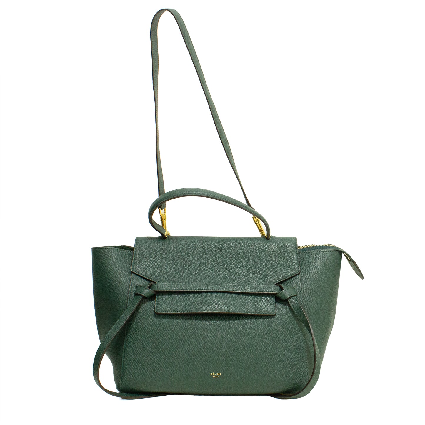 Celine Bet Mini green bag