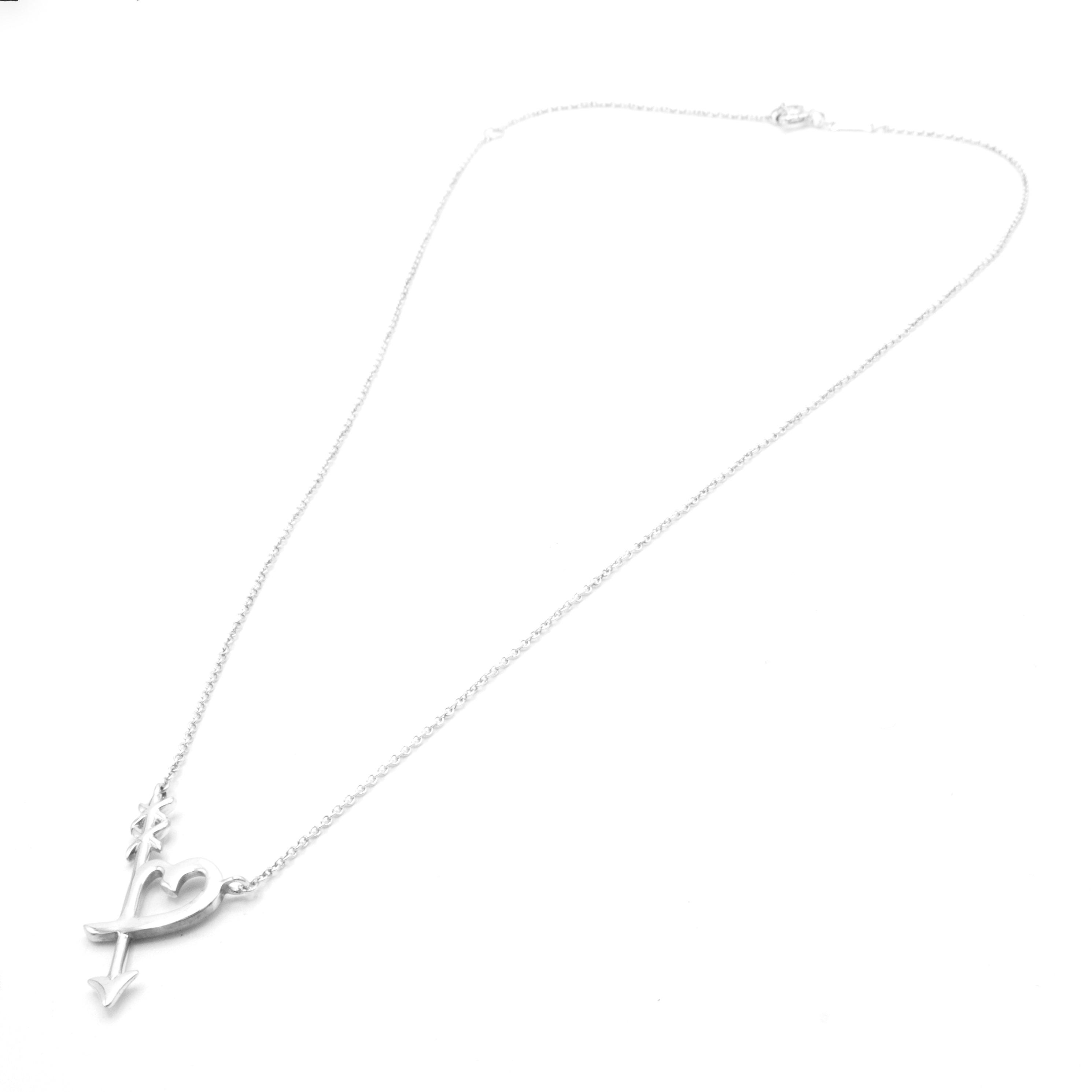 Tiffany and co hot sale arrow necklace