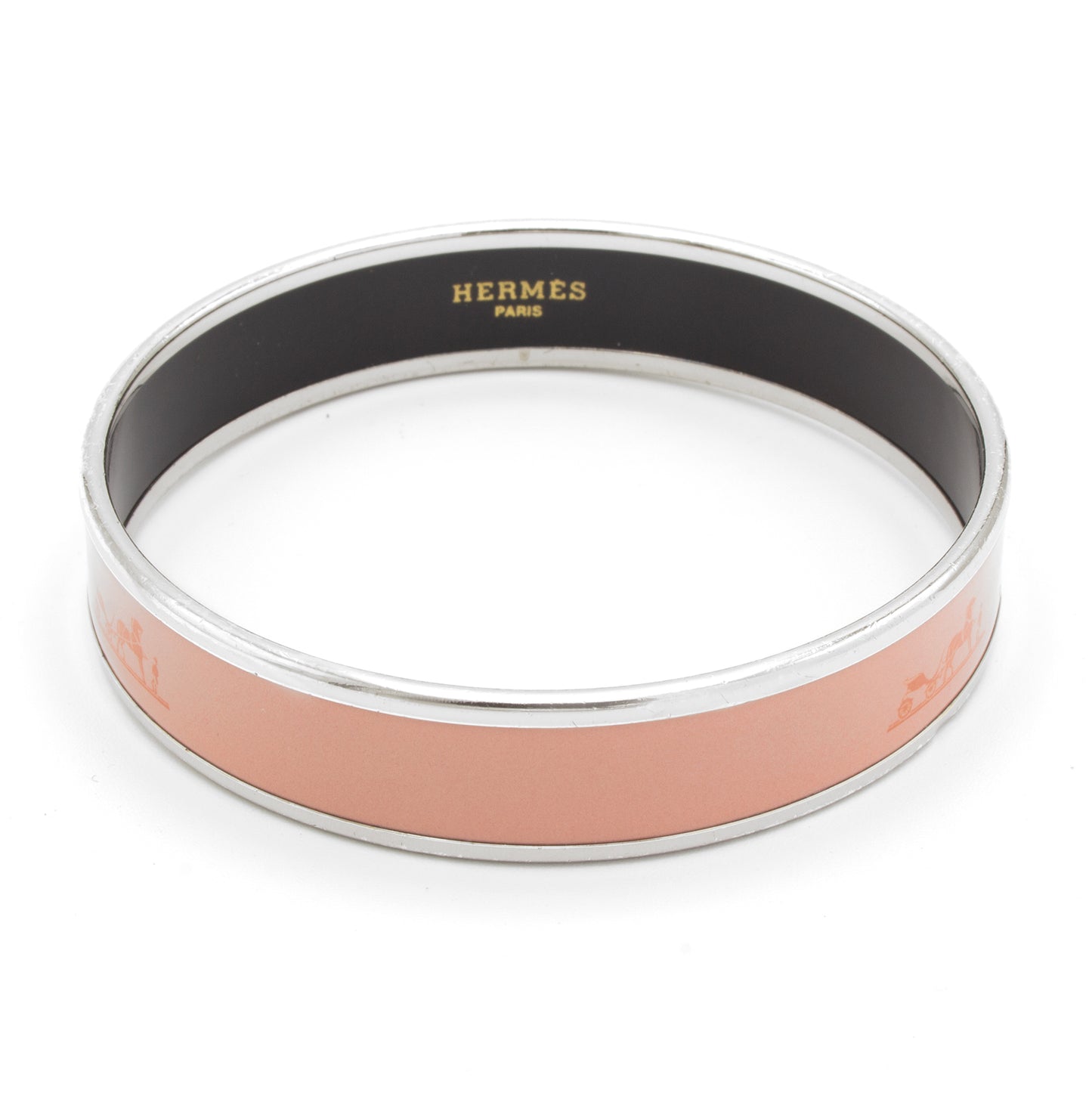 Hermès Calèche bracelet rose