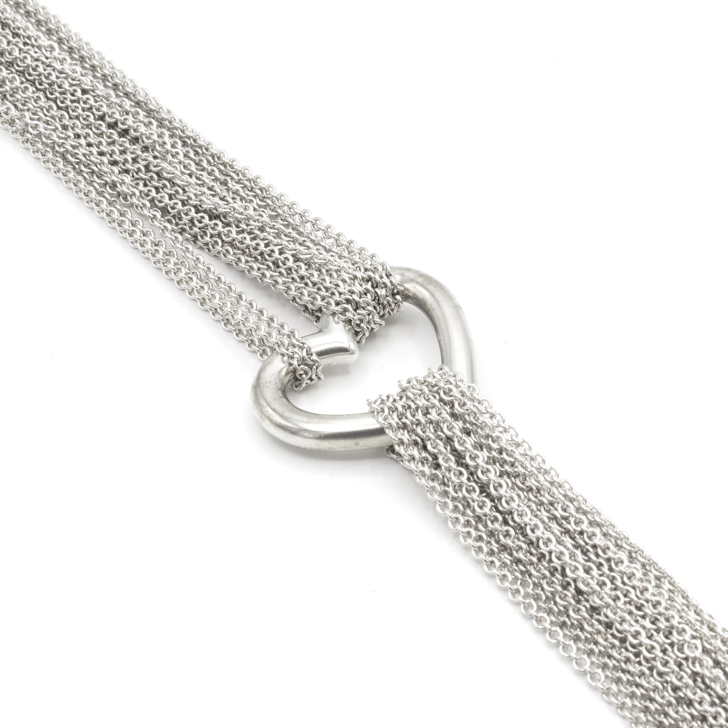 Tiffany & Co Mesh Heart necklace