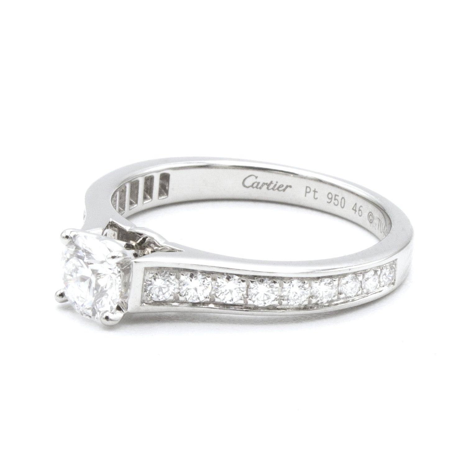 Bague cartier solitaire discount 1895