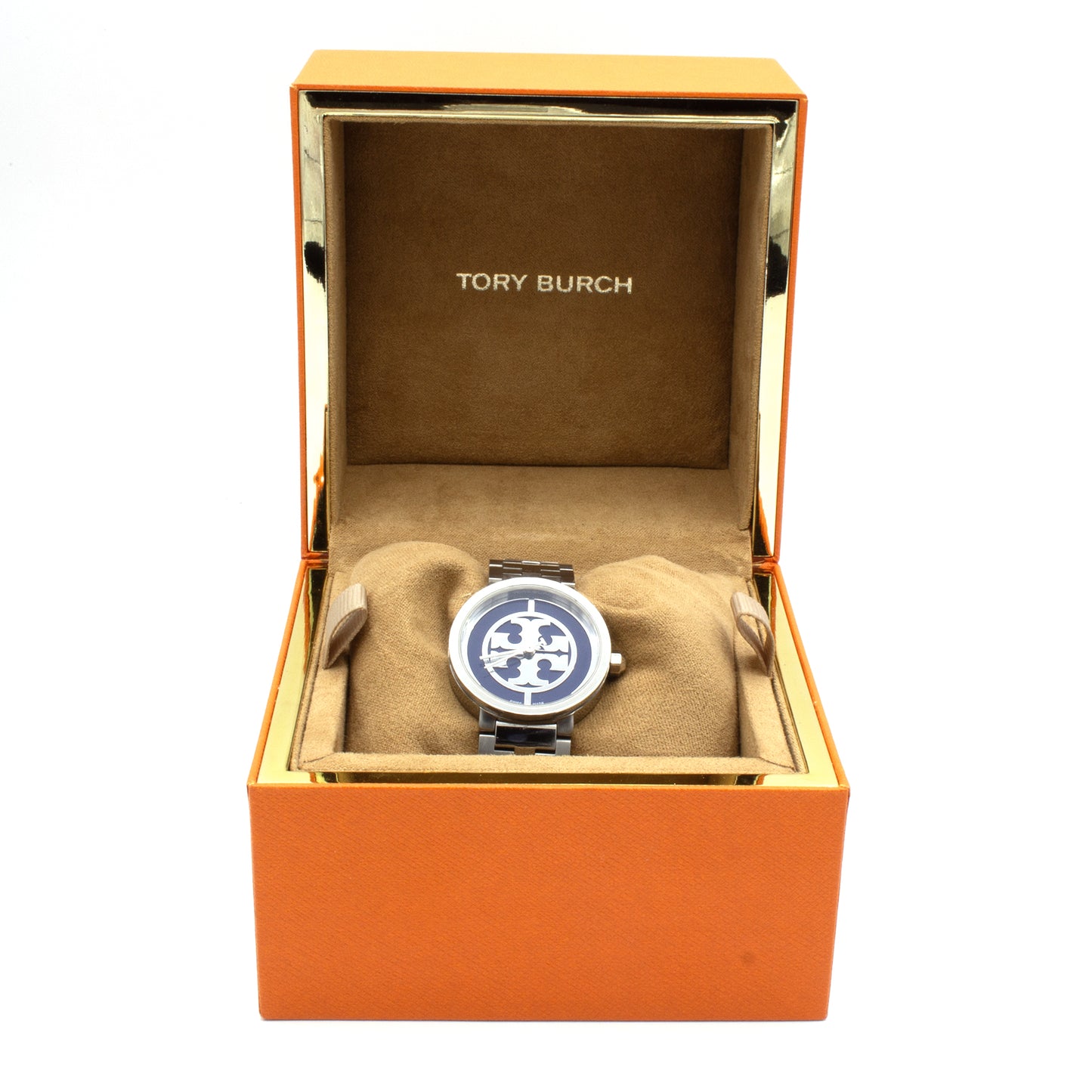 Tory Burch Reva steel watch