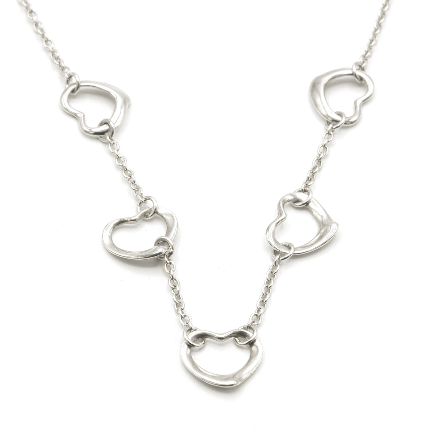 Tiffany & Co Open Heart 5x necklace