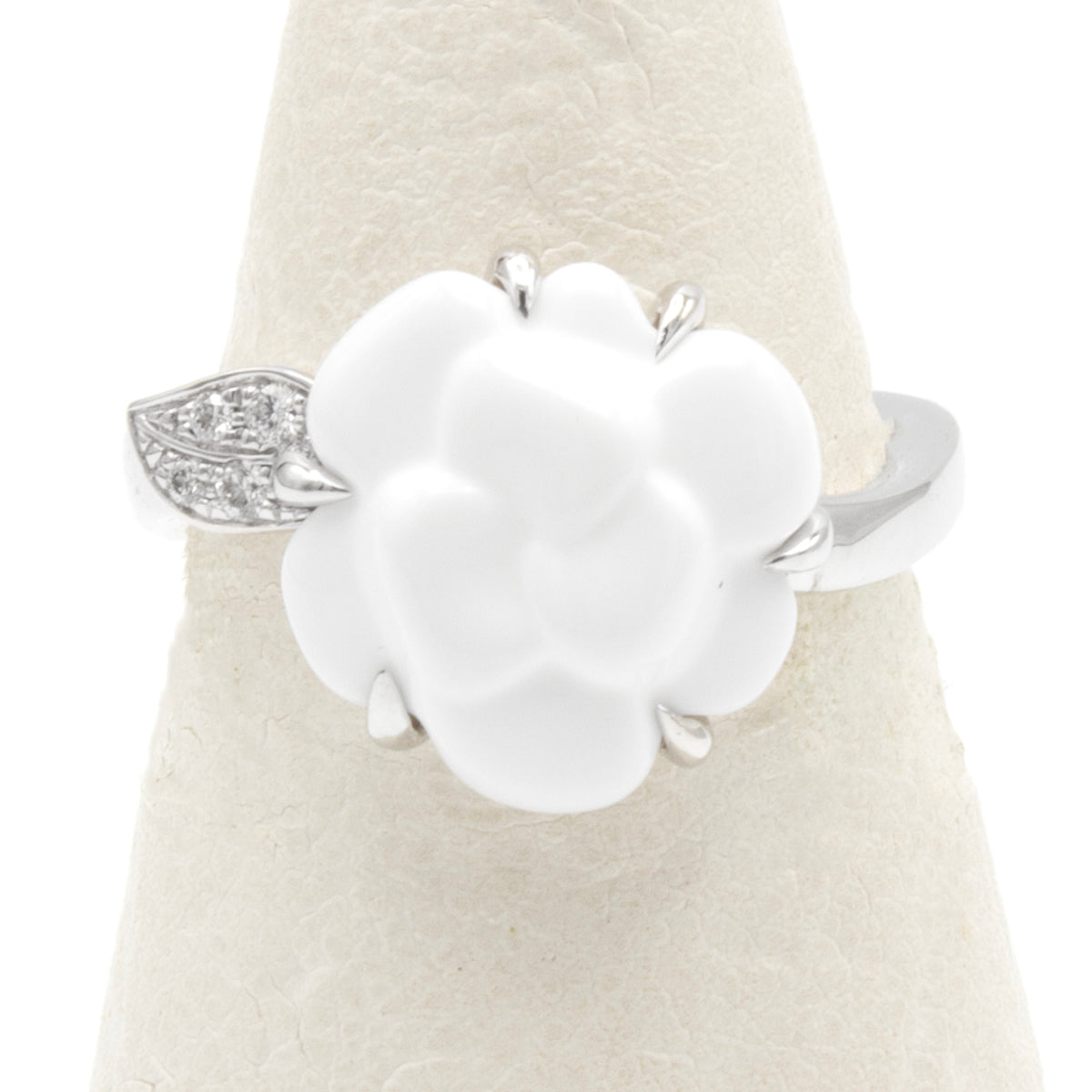 Chanel Camelia ring Size 48