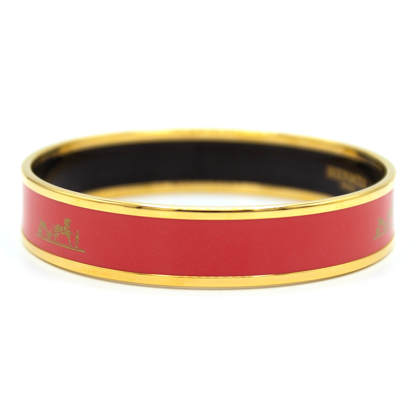 Hermès Calèche bracelet red