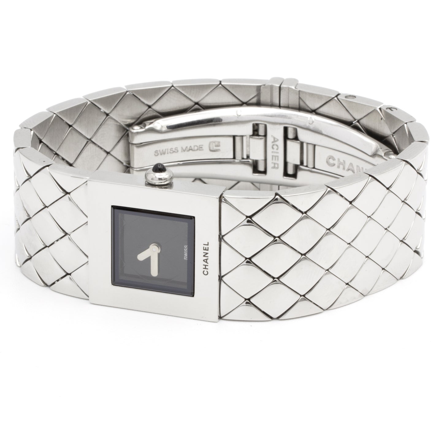 Chanel Matelassée steel watch