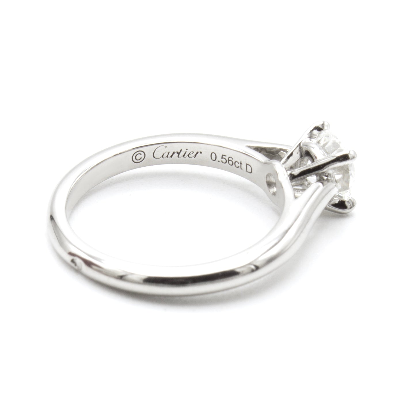 Cartier Solitaire 1895 ring SIZE 46