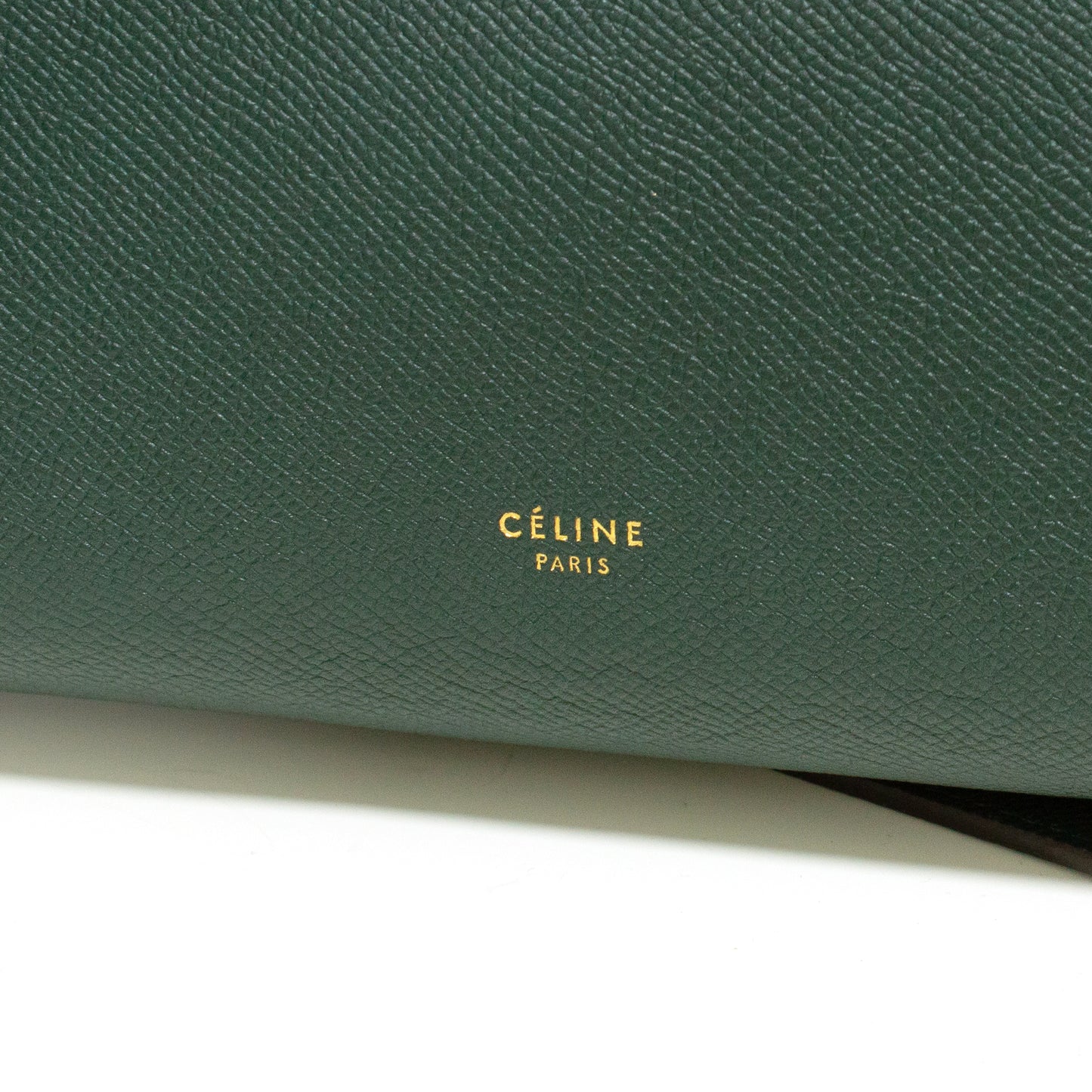 Celine Bet Mini green bag