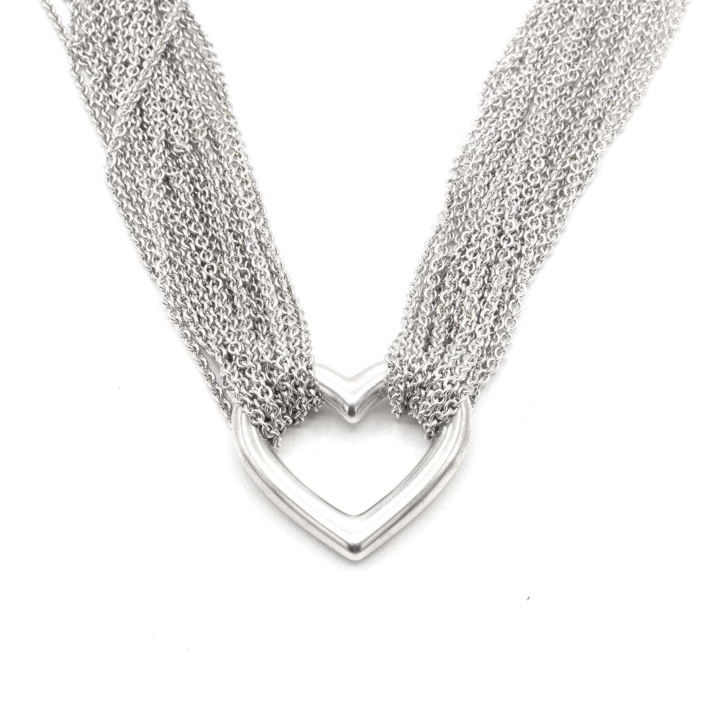 Tiffany & Co Mesh Heart necklace