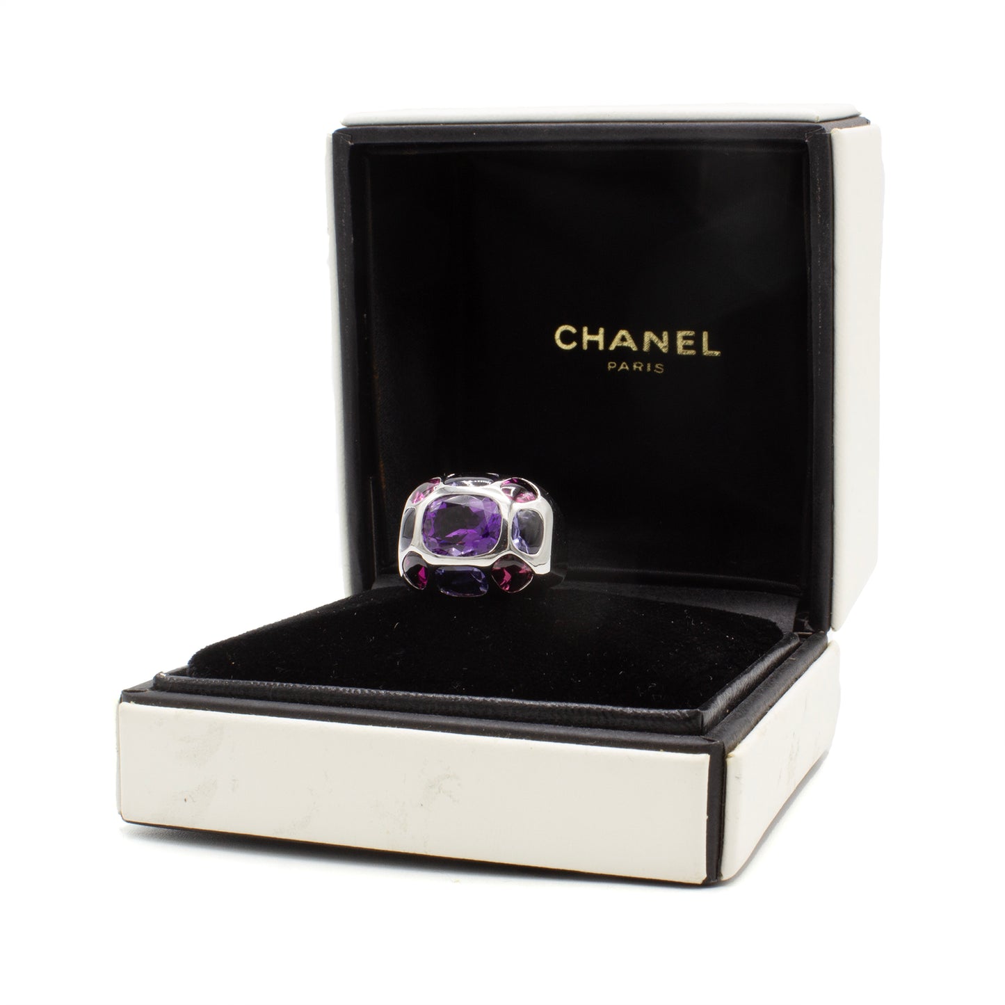 Chanel baroque "Coco Fruits Rouges" ring SIZE 51,5