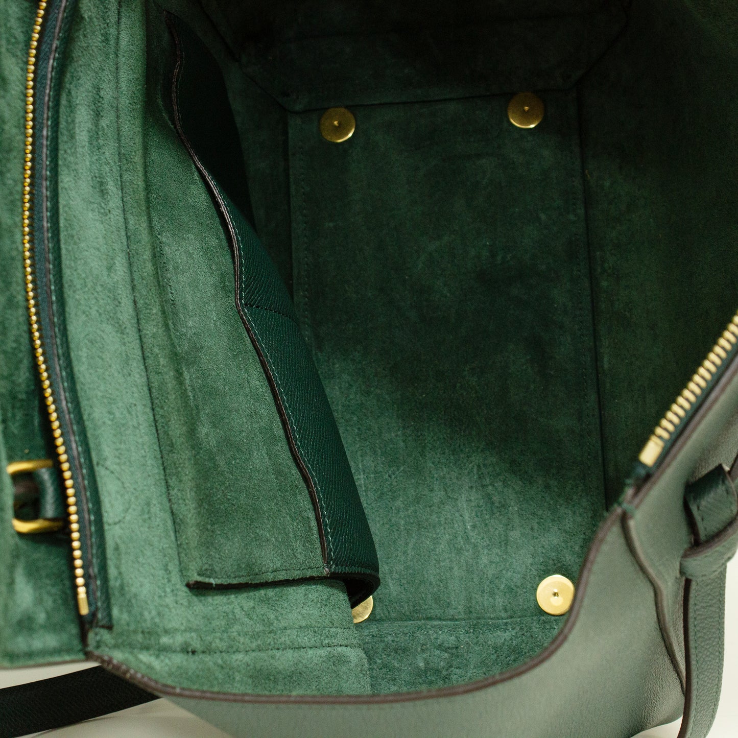 Celine Bet Mini green bag