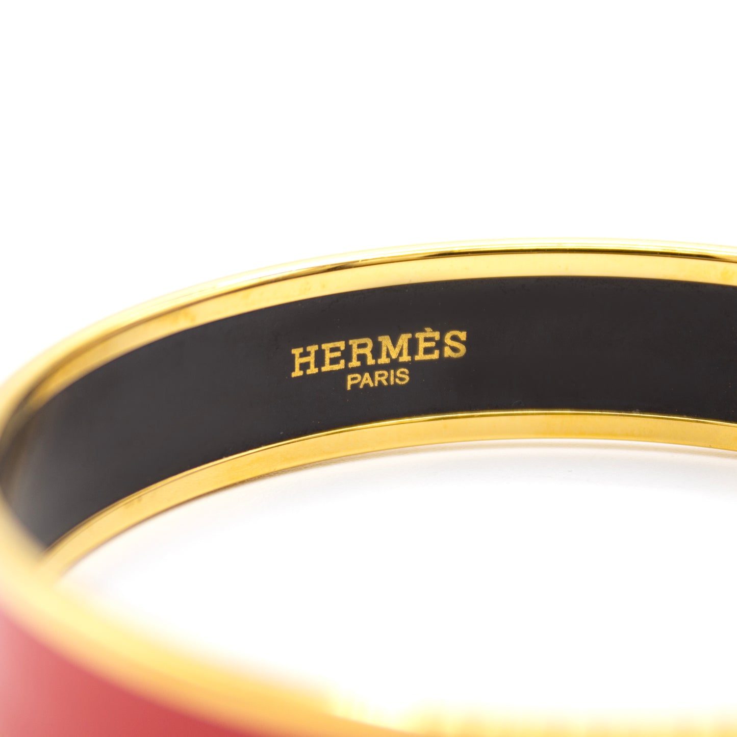 Hermès Calèche bracelet red