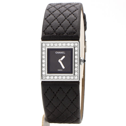 Chanel Matelassée diamonds watch