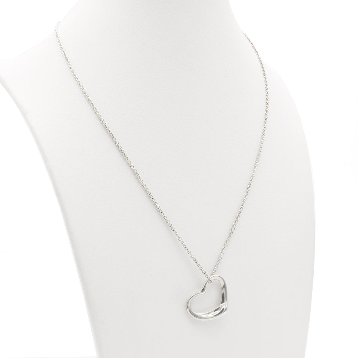 Tiffanys open hot sale heart necklace