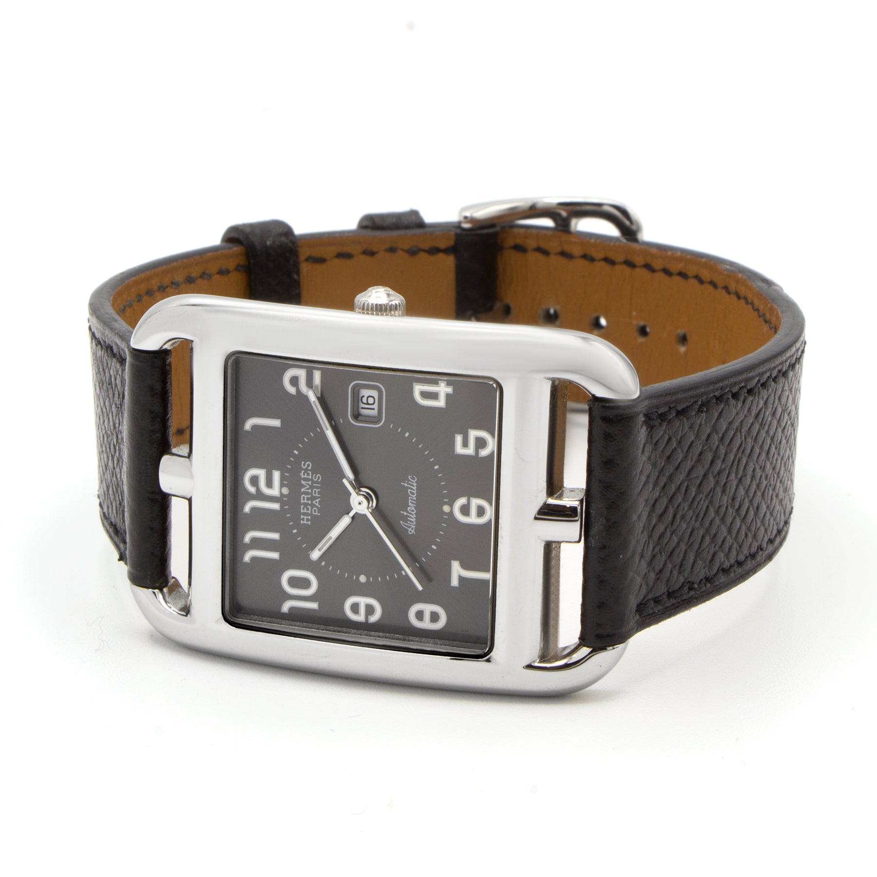 Black Hermes Taurillon Sac a Depeches 27, hermes cape cod watch in  stainless steel ref cc1 710 circa