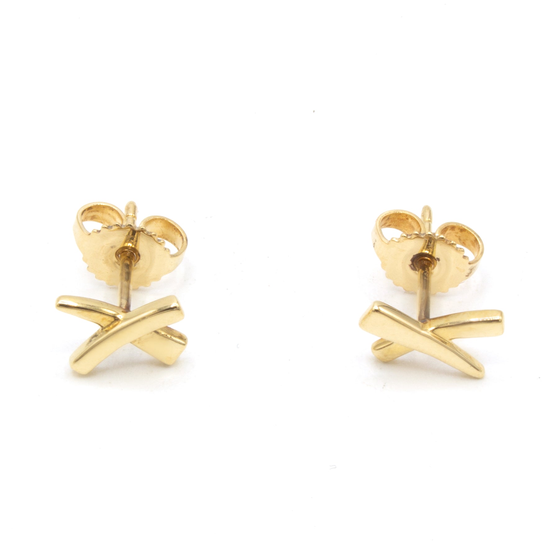 Tiffany & Co. Paloma's Graffiti Arrow & Love Kiss Asymmetric Stud Earrings  Tiffany & Co. | TLC